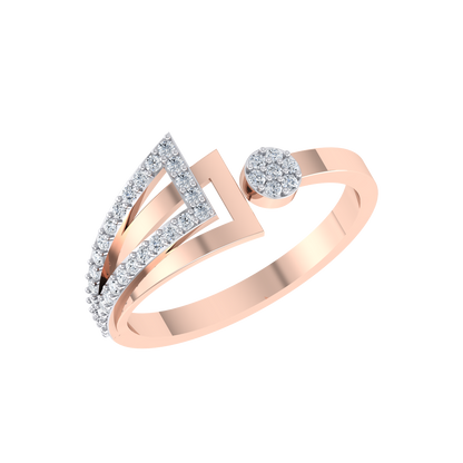 Rose Gold Diamond Ring - Mystic Moments [rg]