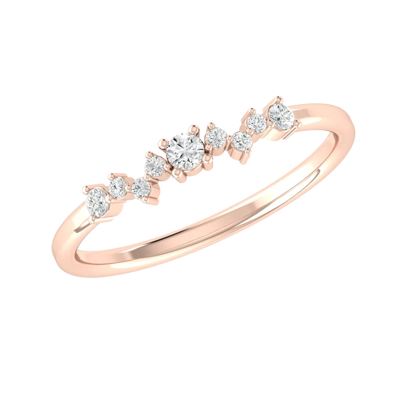 Brilliance Bound Rose Gold Lab Grown Diamond Ring [rg]