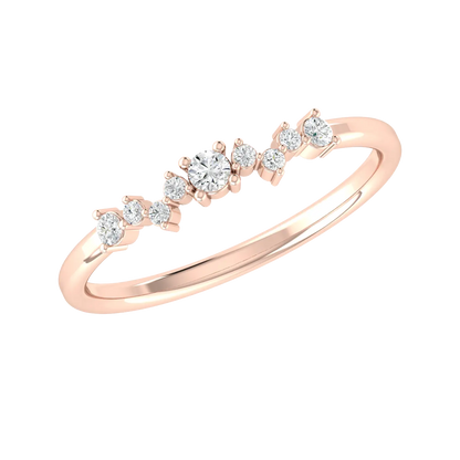 Brilliance Bound Rose Gold Lab Grown Diamond Ring [rg]