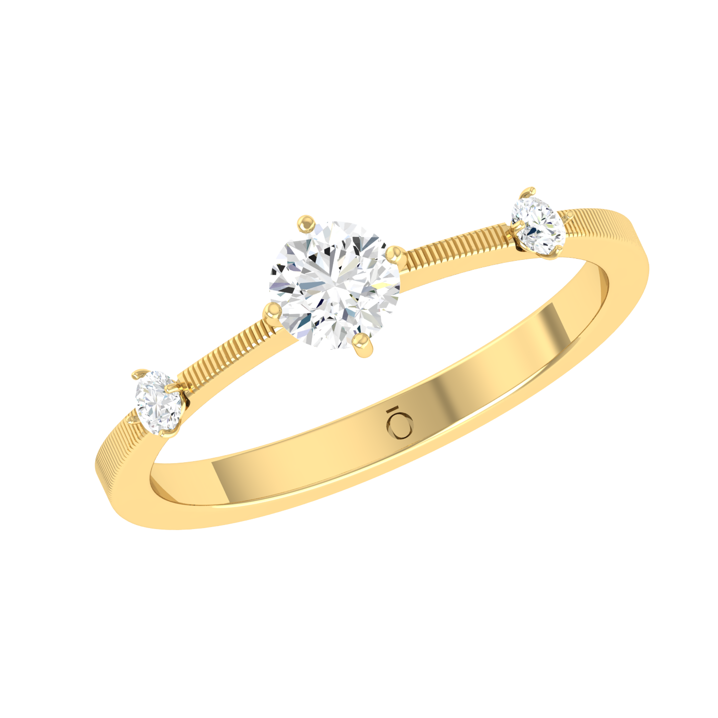 Celeste Trio Yellow Gold Lab Grown Diamond [yg]
