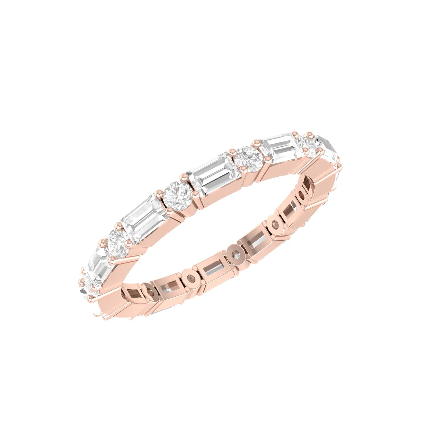 Eternal Symphony Rose Gold Lab Grown Diamond