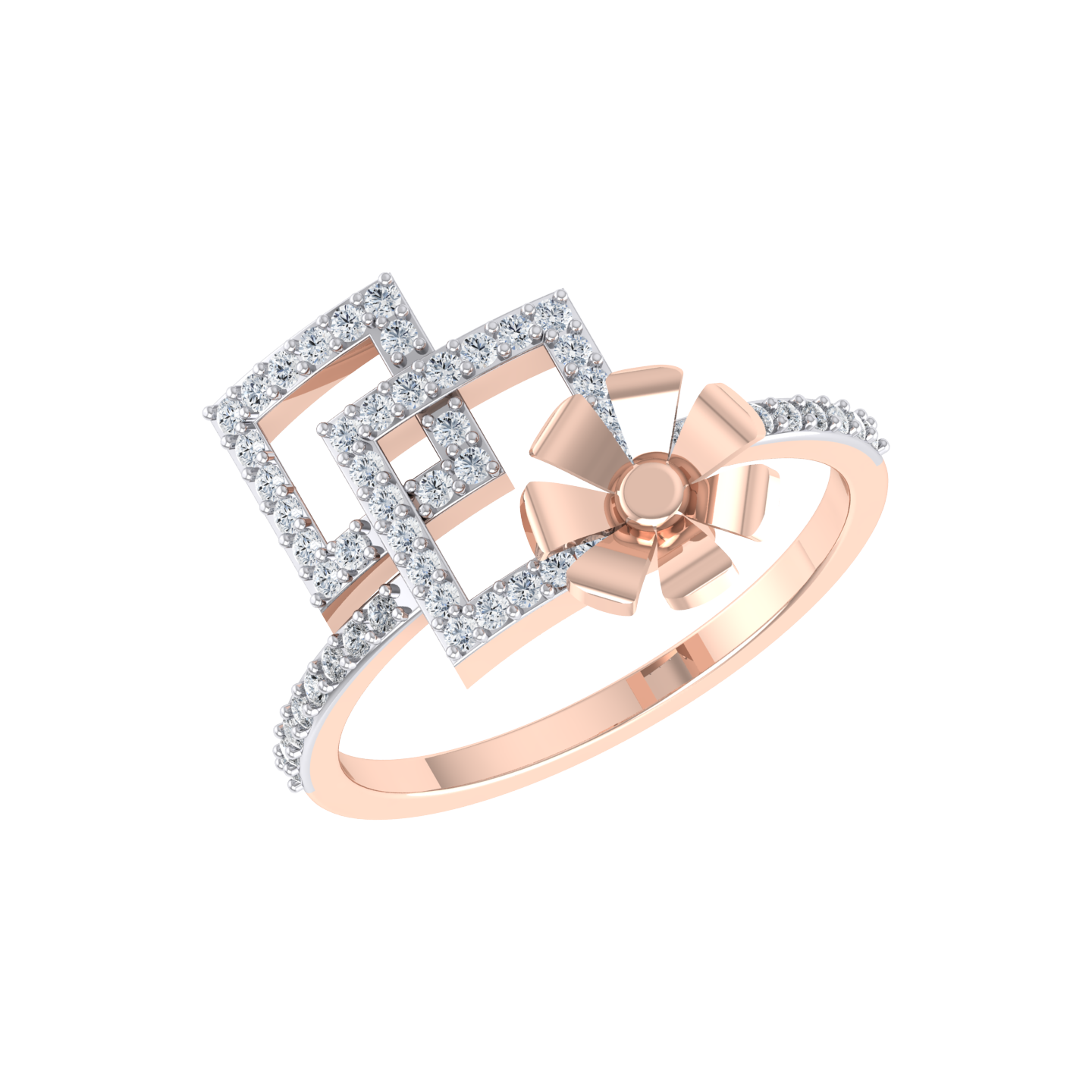 Rose Gold Diamond Ring  - Tranquil Twilight [rg]