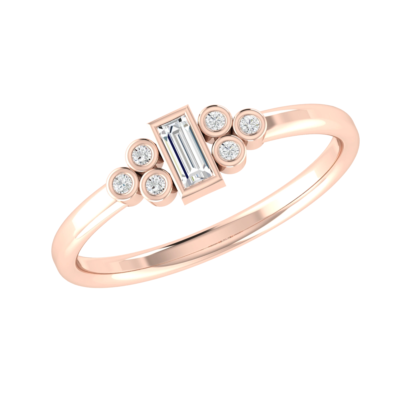 Brilliance Brigade Rose Gold Lab Grown Diamond Ring [rg]