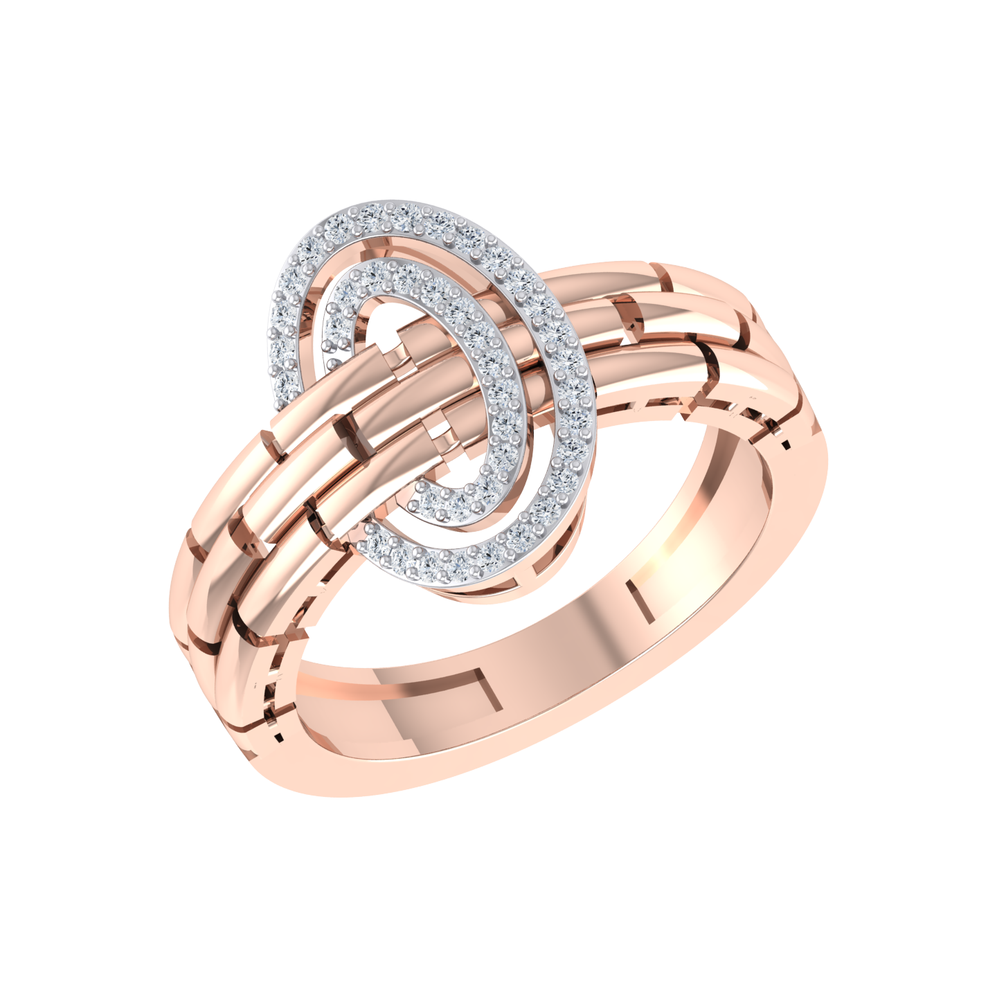 Rose Gold Diamond Ring - Timeless Treasure [rg]