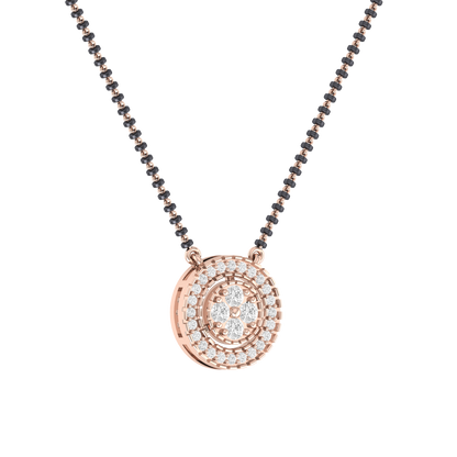 Everlasting Love Rose Gold Diamond Mangalsutra [rg]