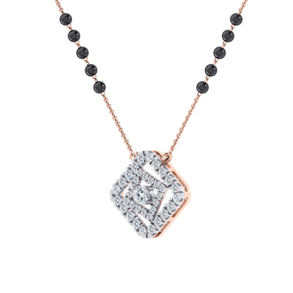 Rose Gold Diamond Mangalsutra - Timeless Grace [rg]