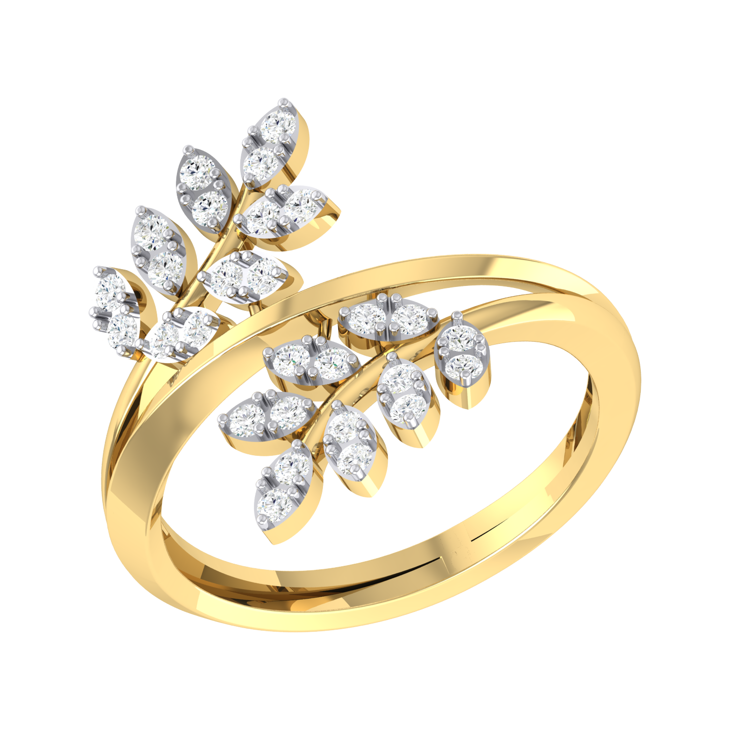 Yellow Gold Diamond Ring - Enchanted Essence  [yg]