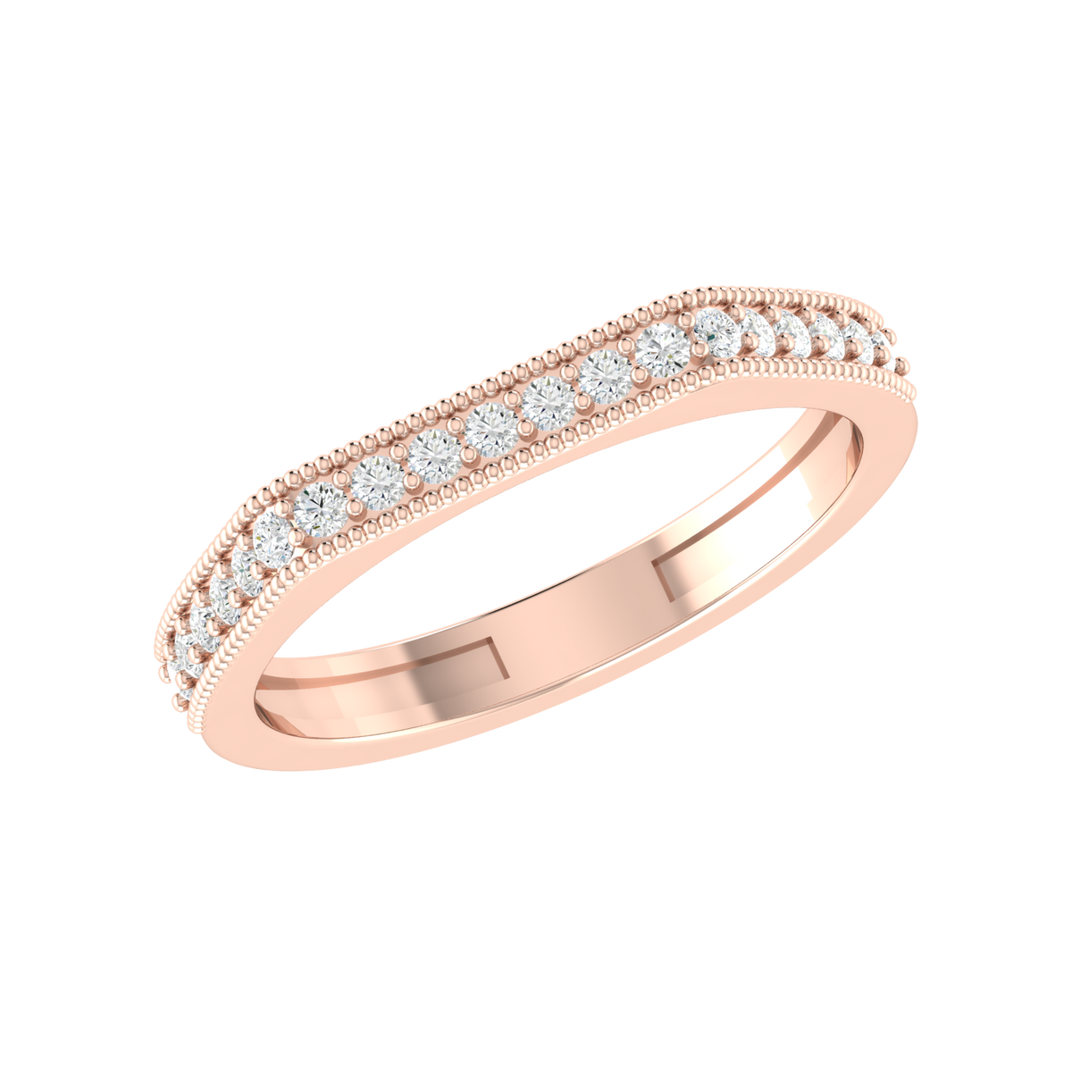 Dazzle Domain Rose Gold Lab Grown Diamond Ring [rg]