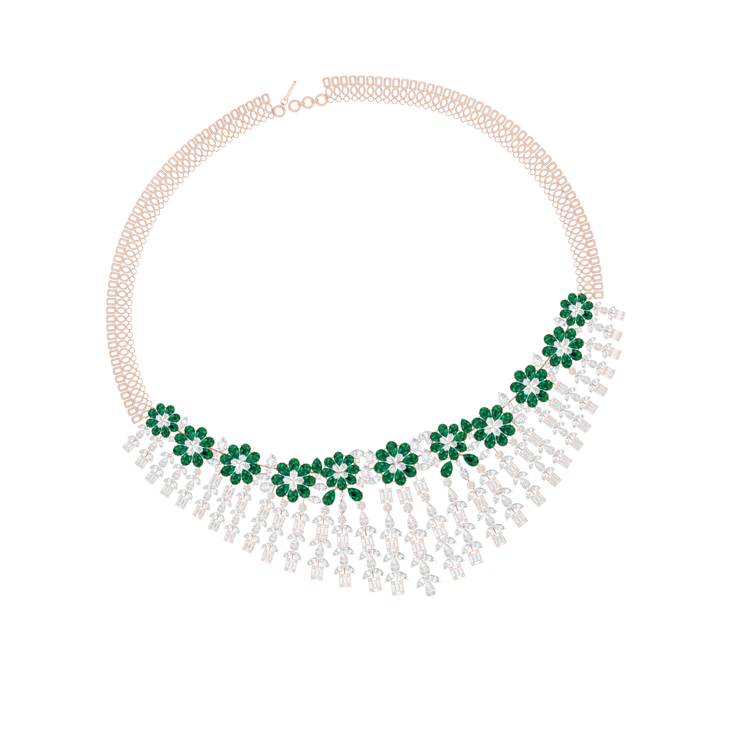 Flora Glimmer Diamond Necklace