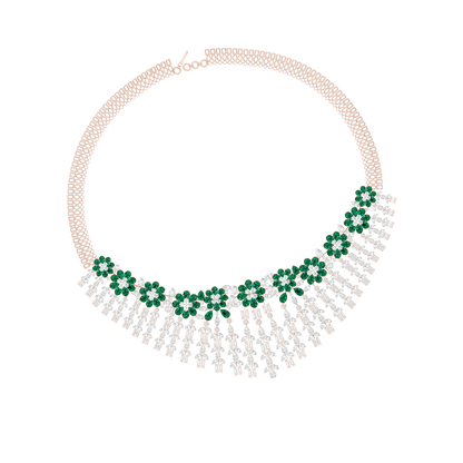 Flora Glimmer Diamond Necklace