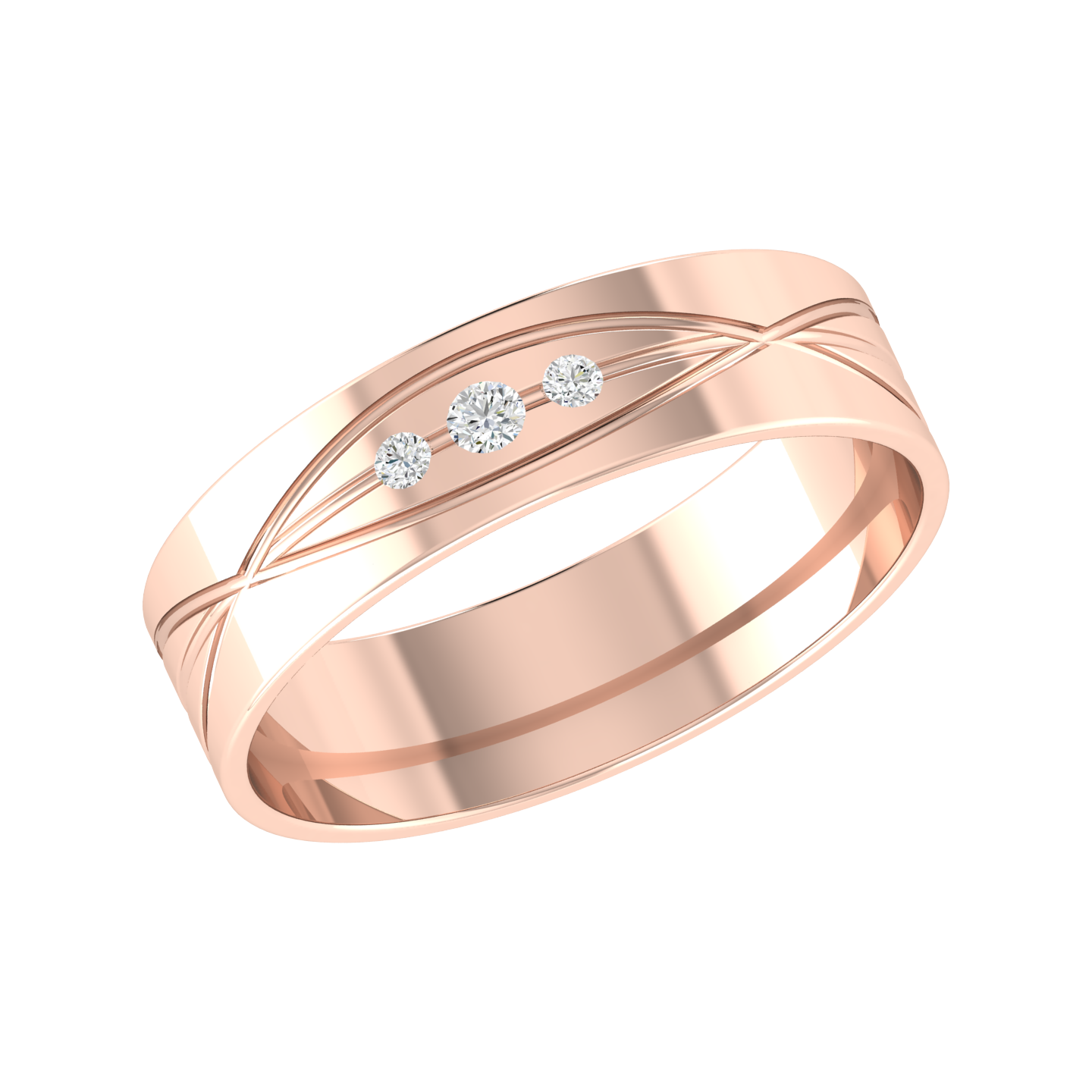 Rose Gold Diamond Ring - Enchanting Ember [rg]