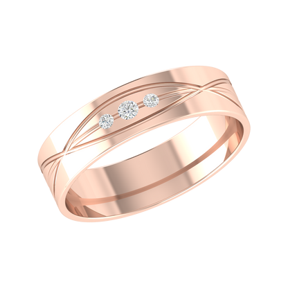 Rose Gold Diamond Ring - Enchanting Ember [rg]