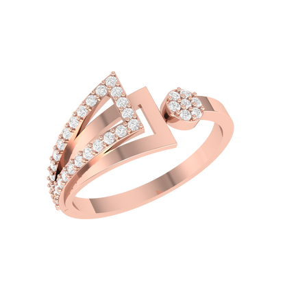 Rose Gold Diamond Ring - Mystic Moments [rg]