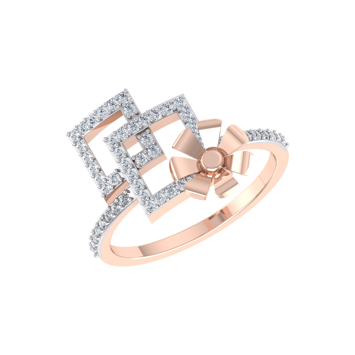 Rose Gold Diamond Ring  - Tranquil Twilight [rg]