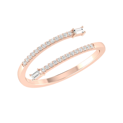 Bling Buffet Rose Gold Lab Grown Diamond Ring [rg]
