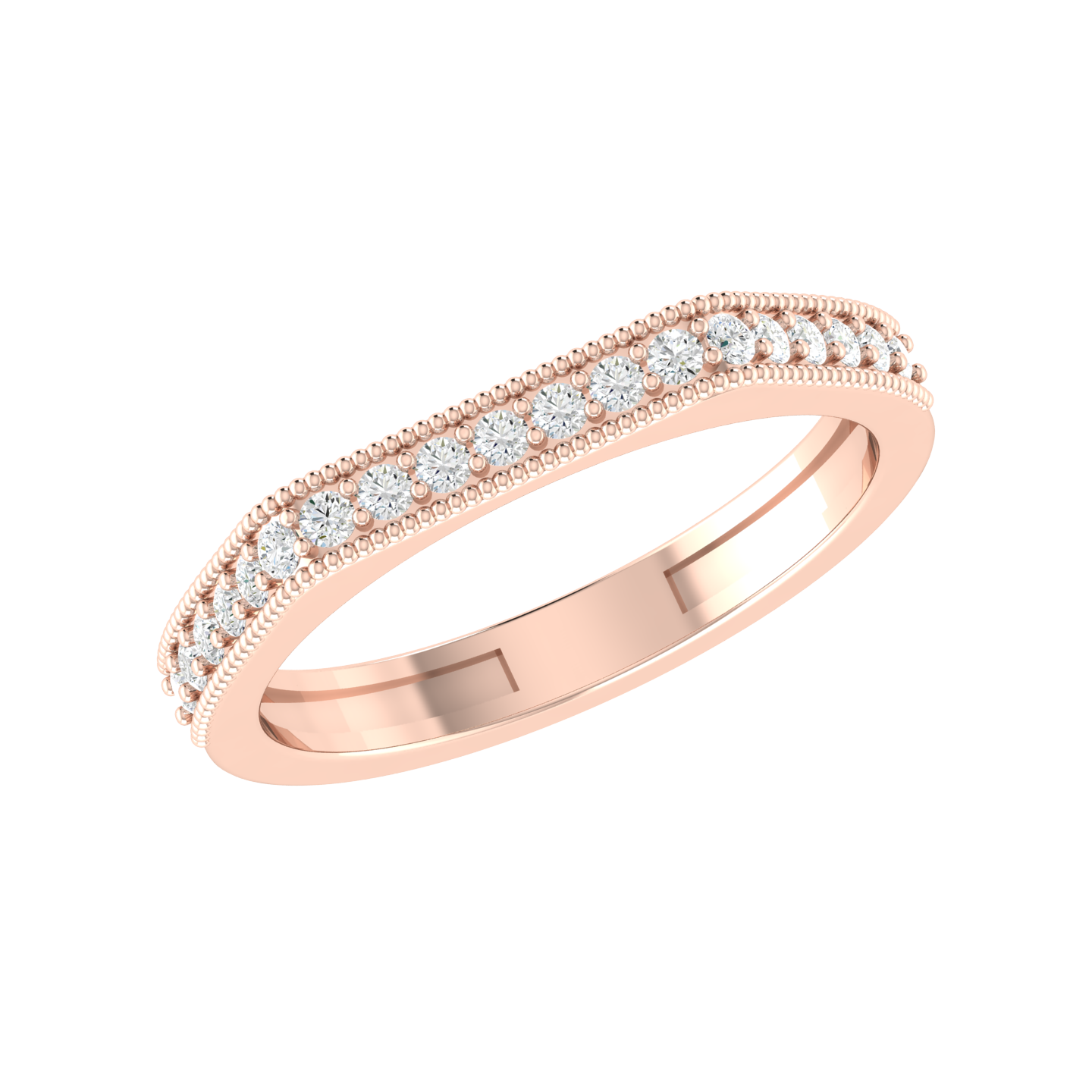 Dazzle Domain Rose Gold Lab Grown Diamond Ring [rg]
