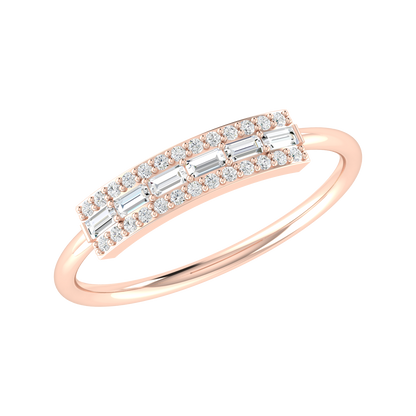 Circle Chic Rose Gold Lab Grown Diamond Ring [rg]