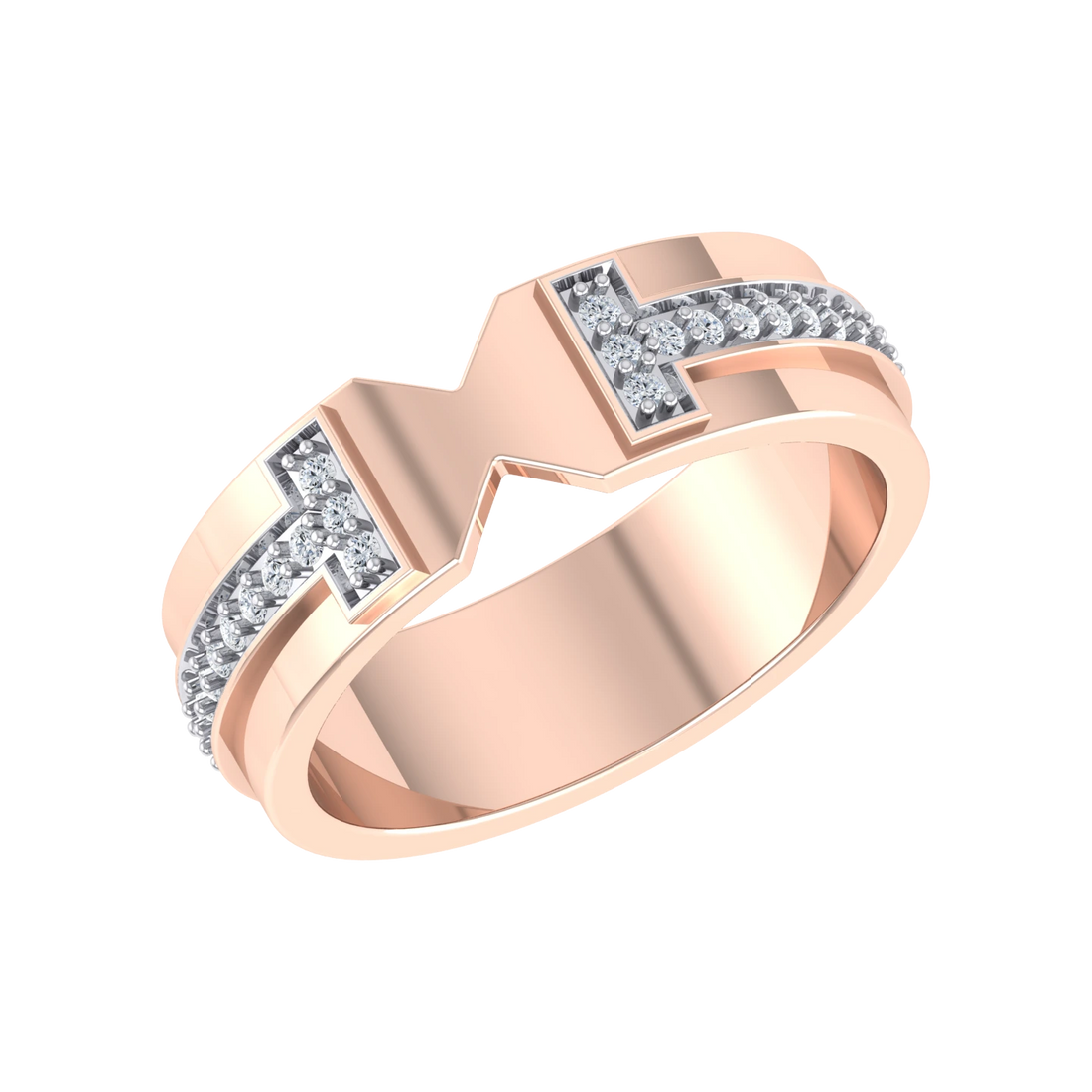 Celestial Beam Rose Gold Lab Grown Diamond [rg]