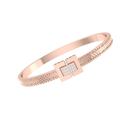 Rose Gold Diamond Bracelet - Starlight Symphony [rg]