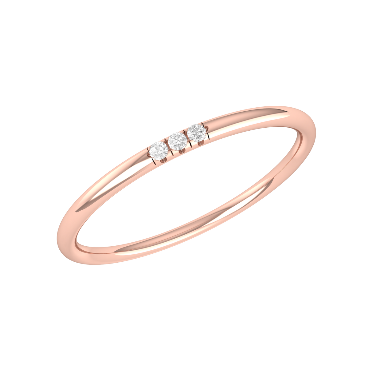 Rose Gold Diamond Ring - Shimmer Showcase [rg]