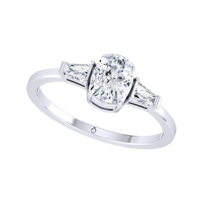 Cushion Charm Diamond Ring