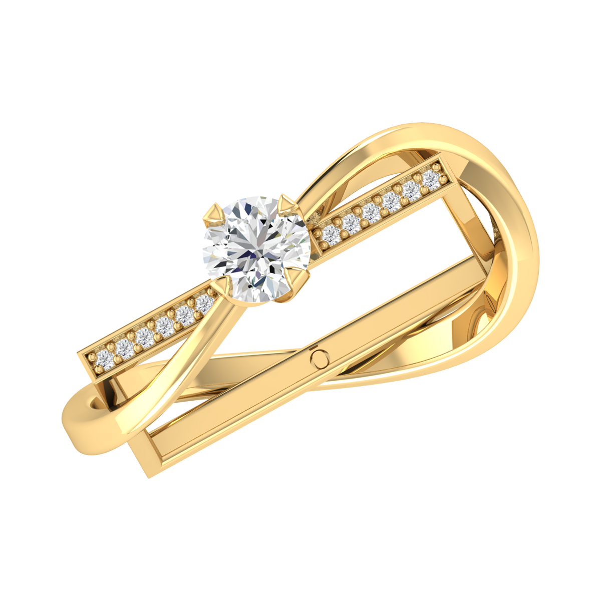 Floral Spark Yellow Gold Lab Grown Diamond [yg]