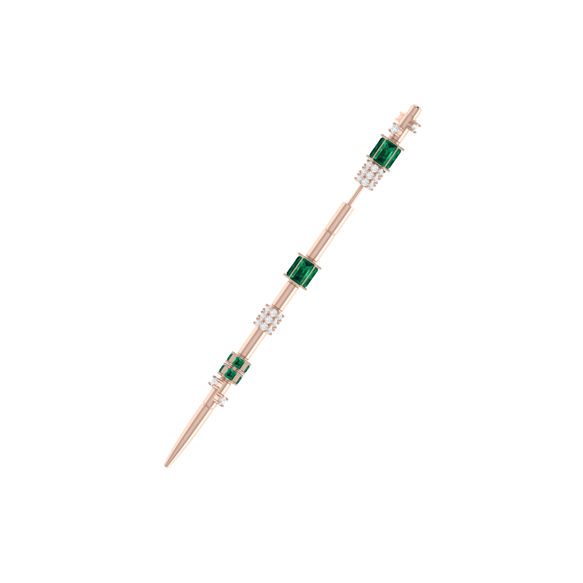 Rose Gold Ear Pin - Earpin Diamond [rg]