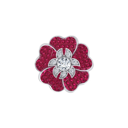 Bloom Halo White Gold Lab Grown Diamond [wg]
