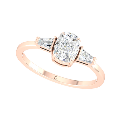 Cushion Charm Diamond Ring