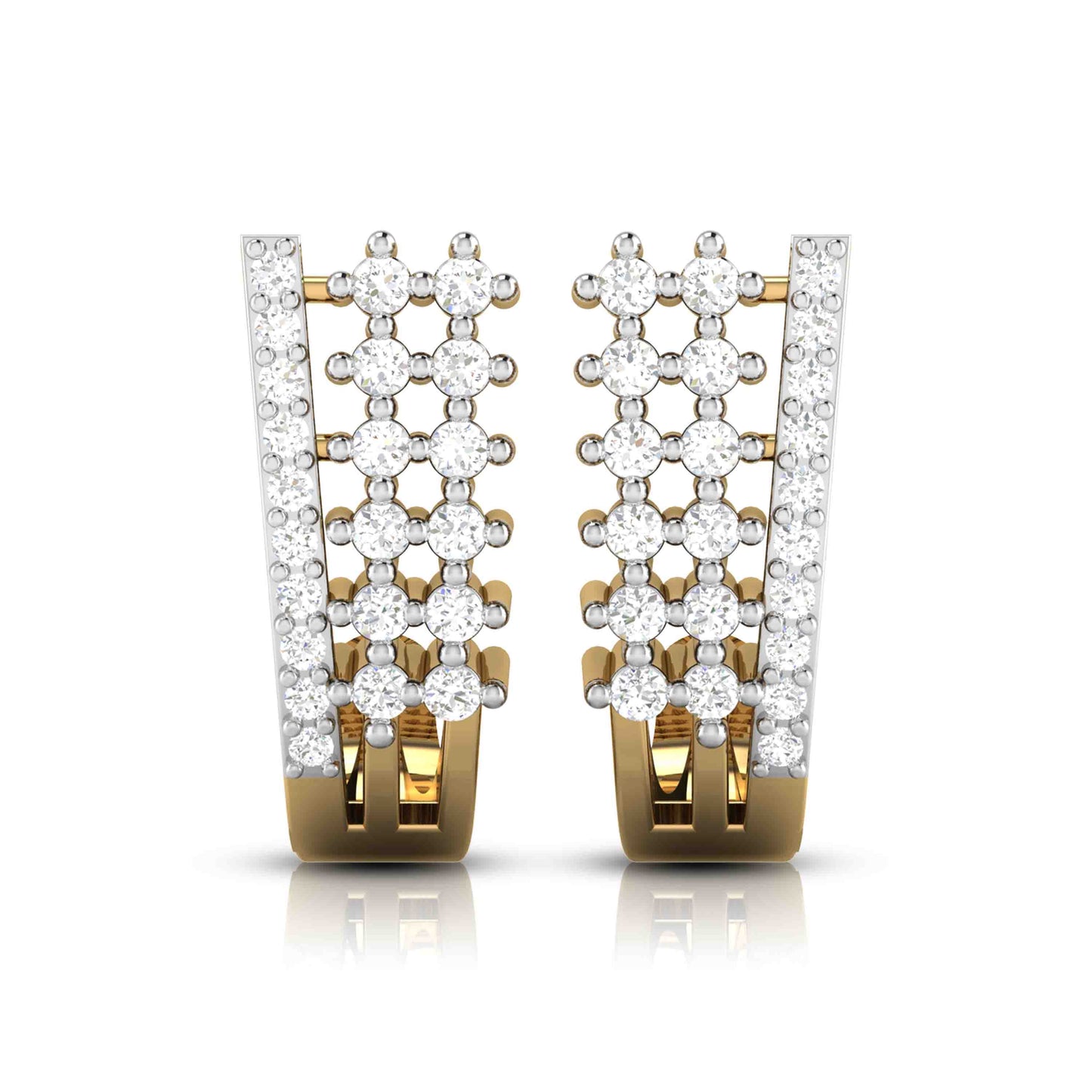 Lineup Spark Yellow Gold Diamond Earrings [yg]
