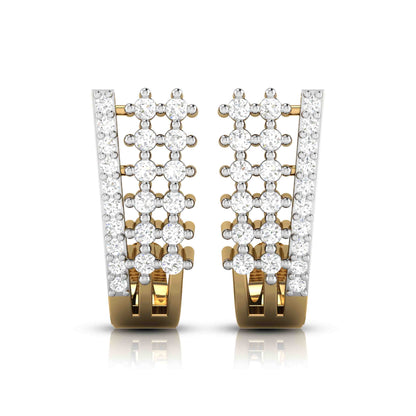 Lineup Spark Yellow Gold Diamond Earrings [yg]