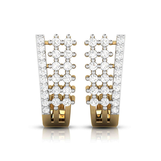 Lineup Spark Yellow Gold Diamond Earrings [yg]