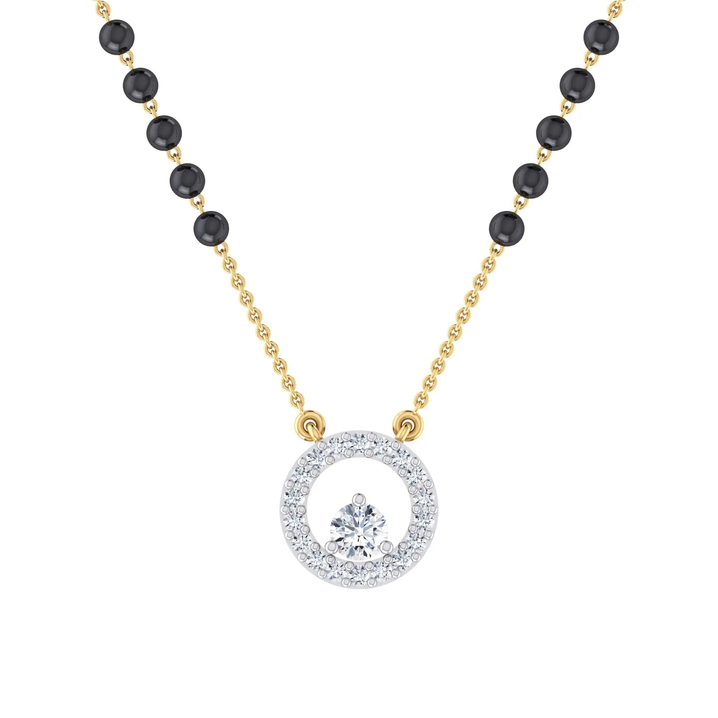Sparkling Gems Diamond Mangalsutra
