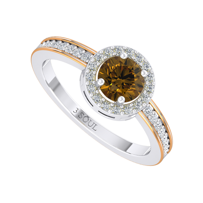 Emberora Lumis White Gold Lab Grown Diamond Ring [wg]
