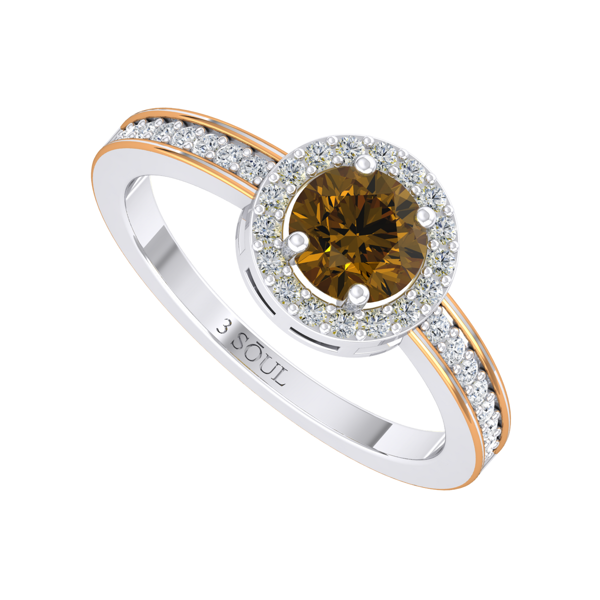 Emberora Lumis White Gold Lab Grown Diamond Ring [wg]