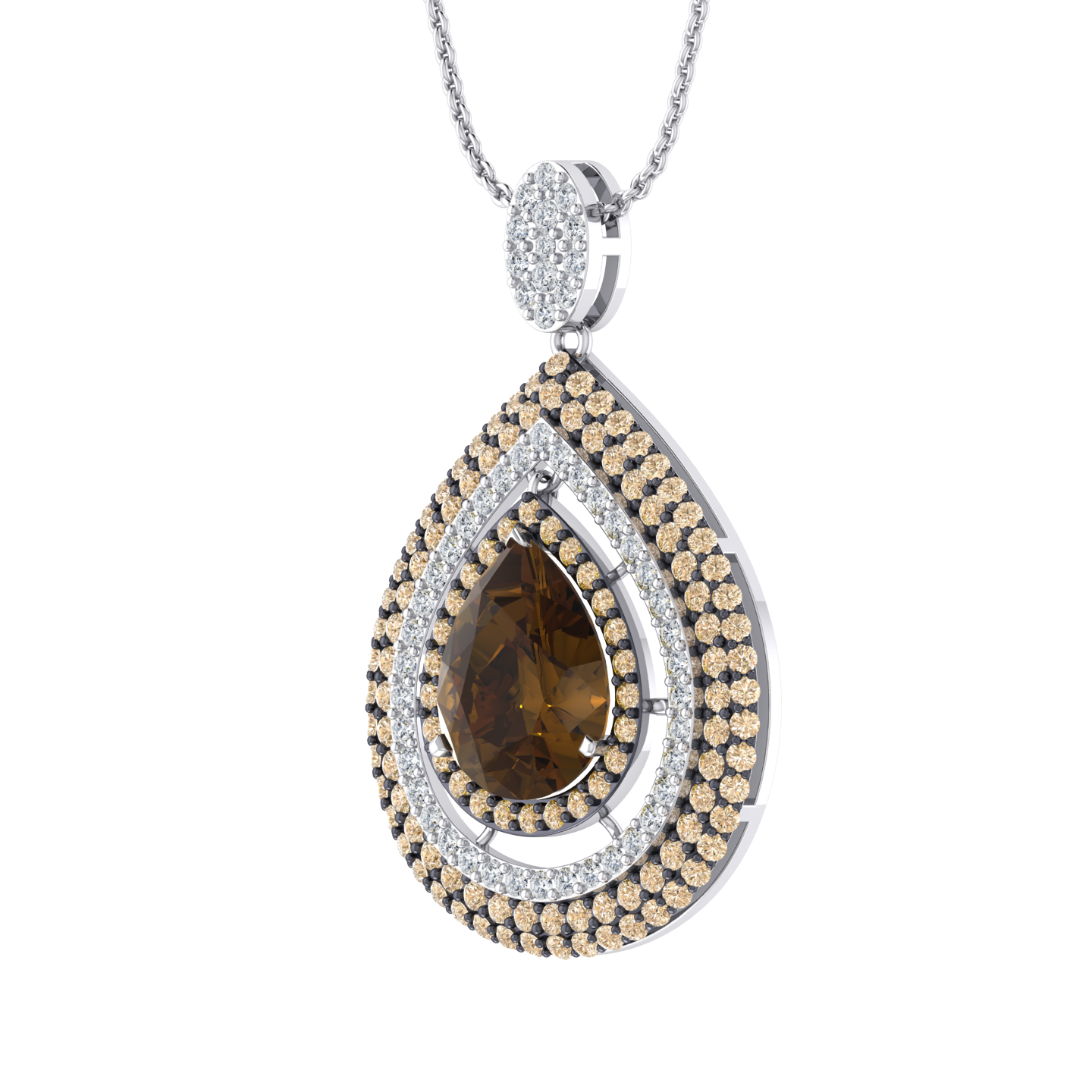 Aurelia Emberdew Diamond Pendant