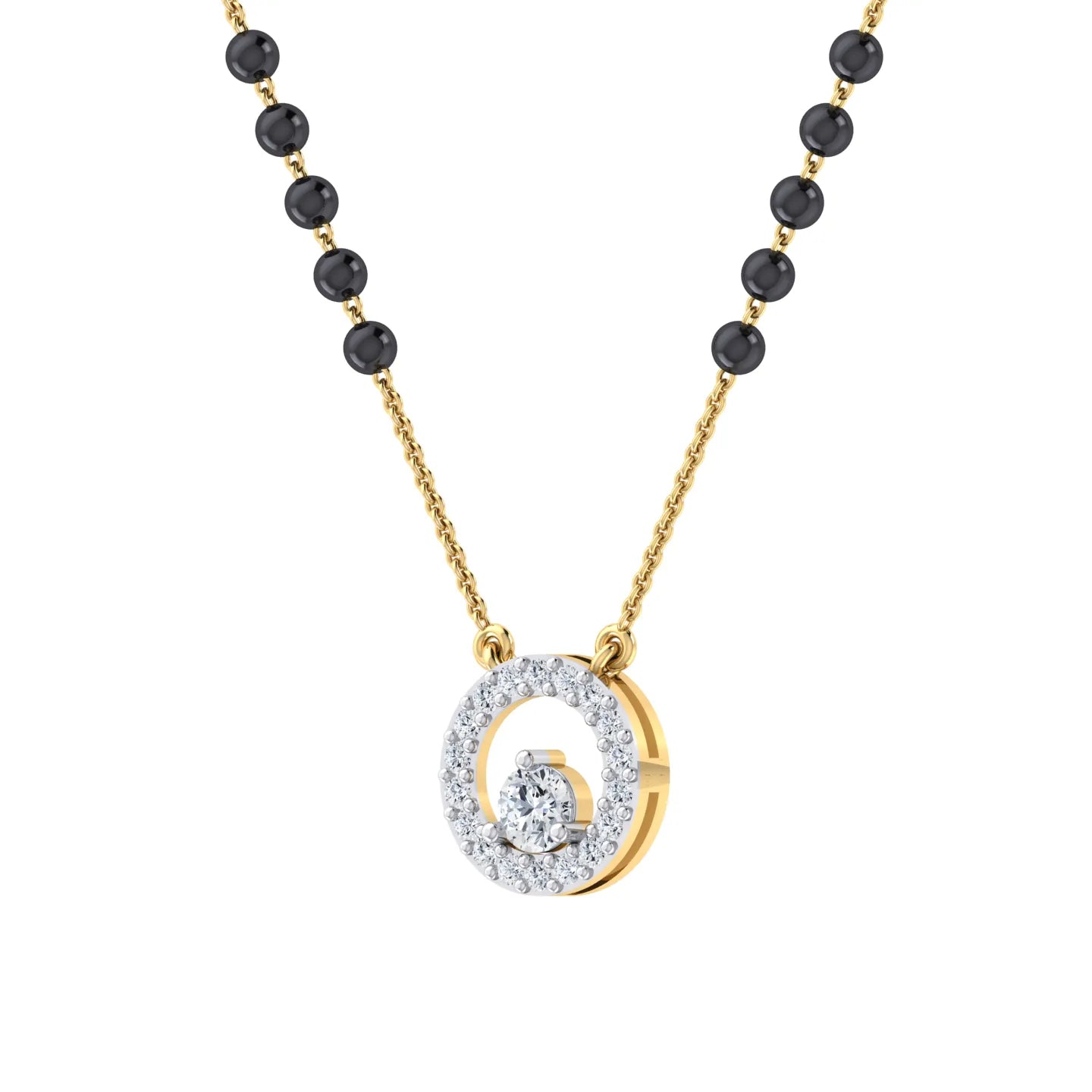 Sparkling Gems Diamond Mangalsutra