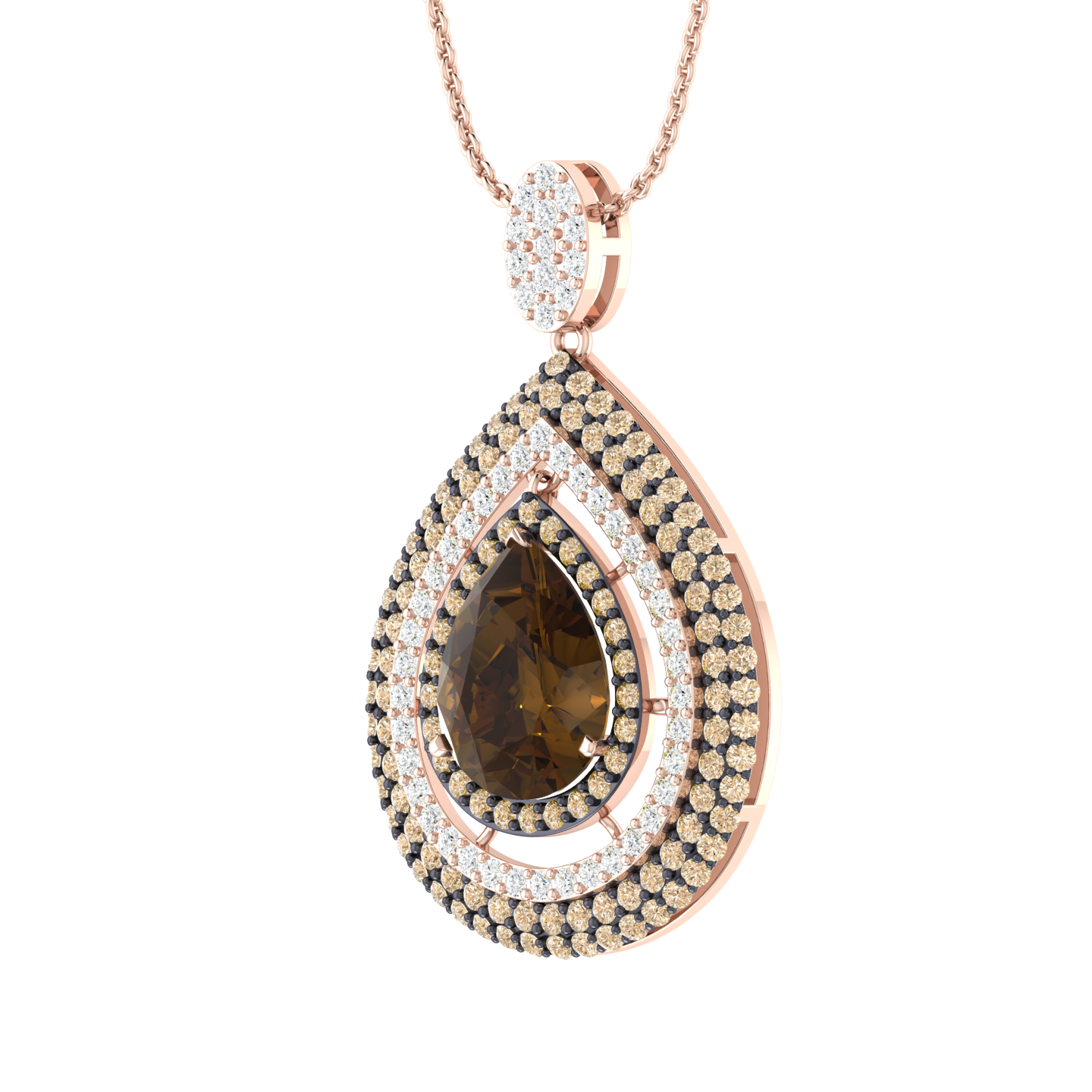 Aurelia Emberdew Diamond Pendant