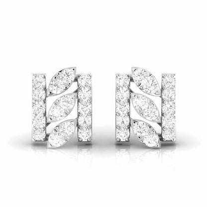 Eternal Curves White Gold Diamond Earrings [wg]