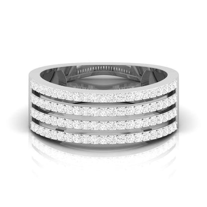 Golden Interval White Gold Diamond Ring [wg]