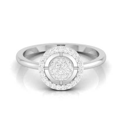 Galaxy Halo White Gold Customised Diamond Ring [wg]