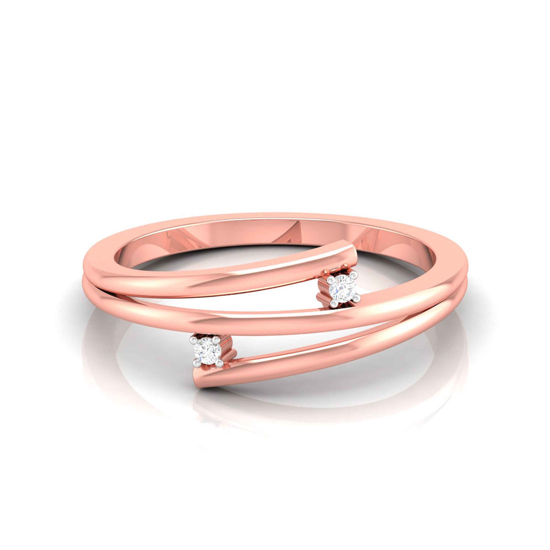 Pivot Shine Rose Gold Diamond Ring [rg]