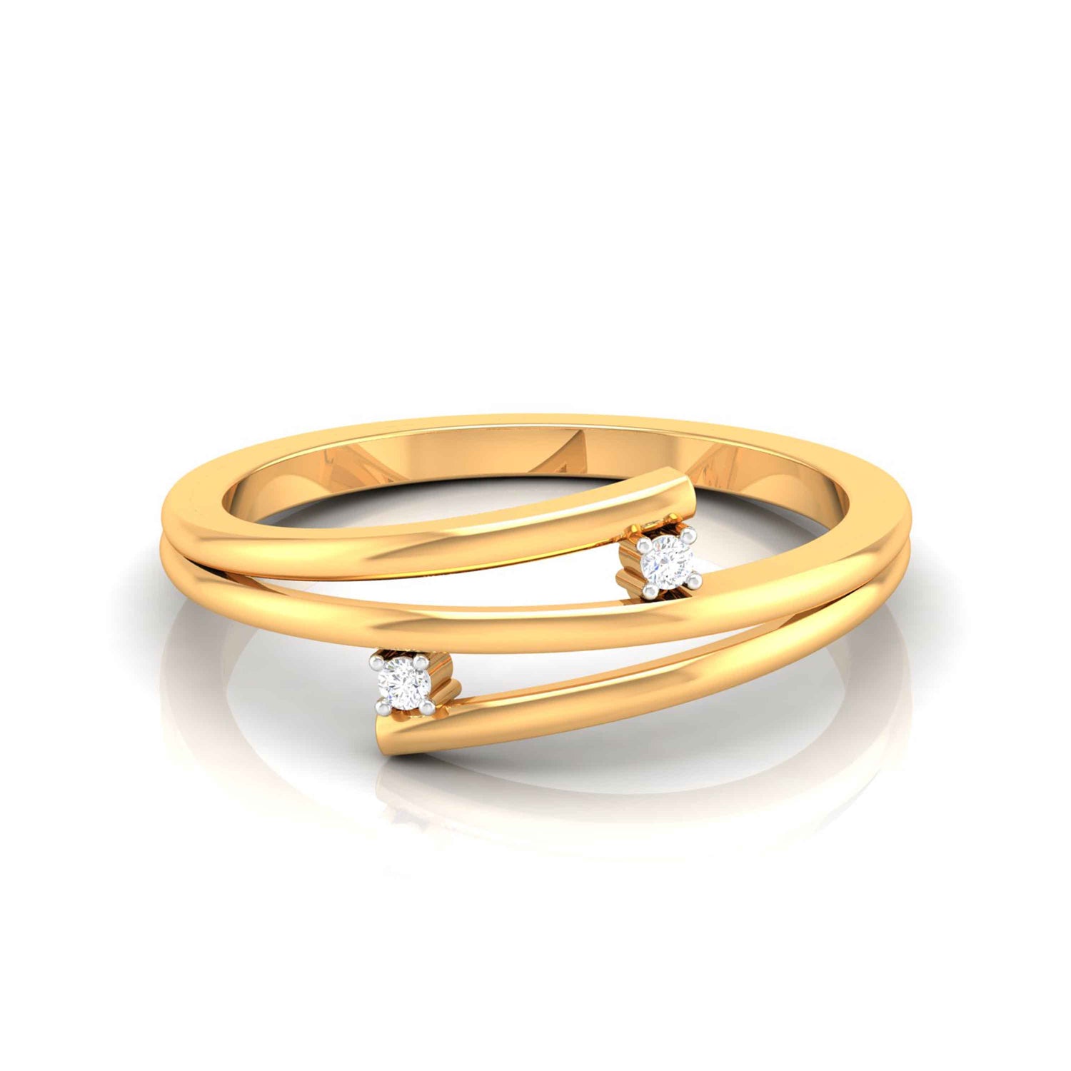 Pivot Shine Yellow Gold Diamond Ring [yg]