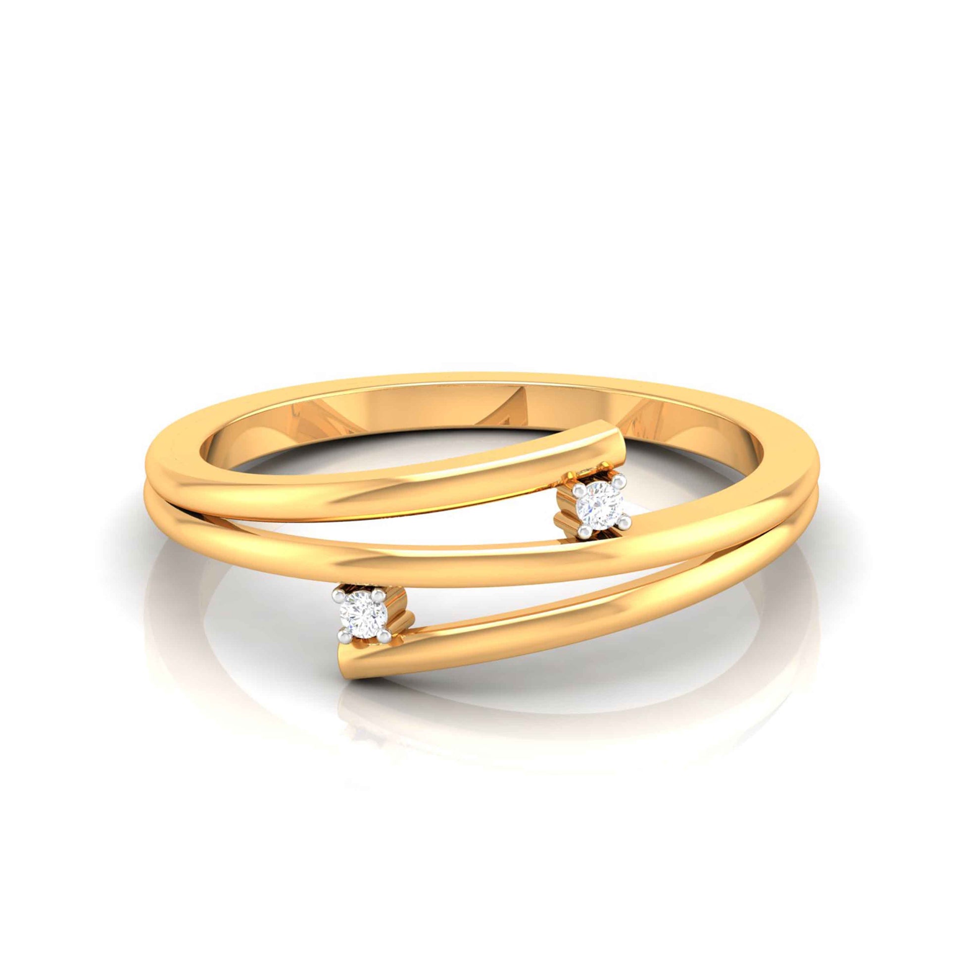 Pivot Shine Yellow Gold Diamond Ring [yg]