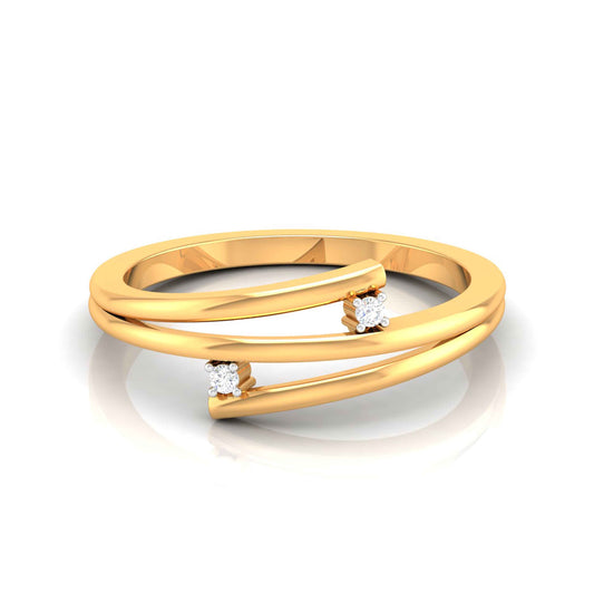 Pivot Shine Yellow Gold Diamond Ring [yg]