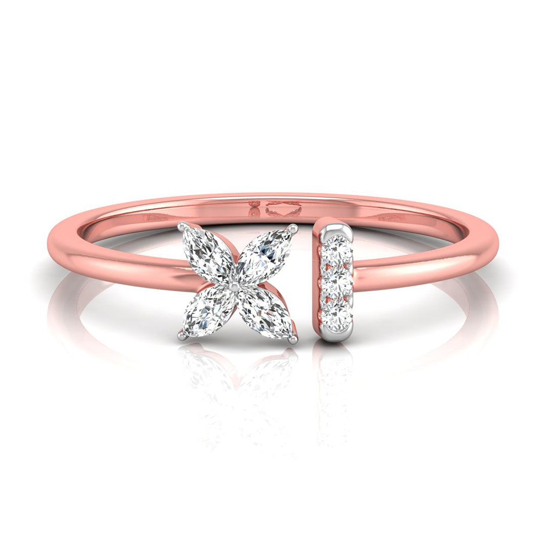 Petal Whisper Diamond Ring