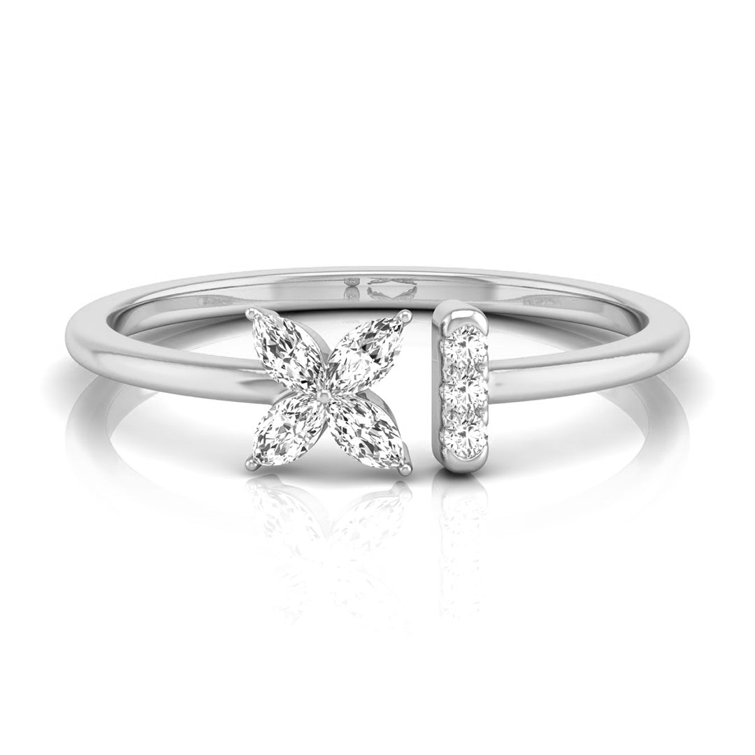 Petal Whisper Diamond Ring