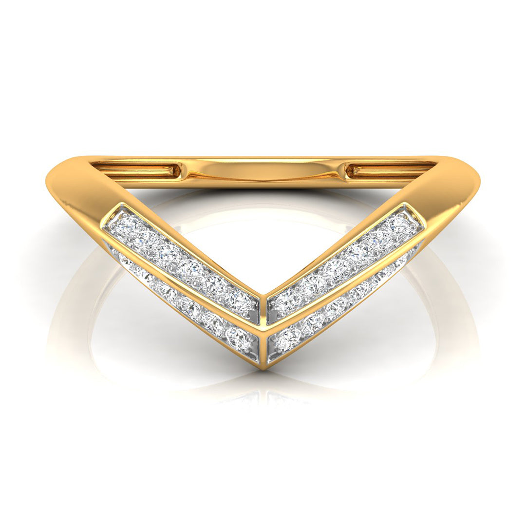 Spark Angles Diamond Ring