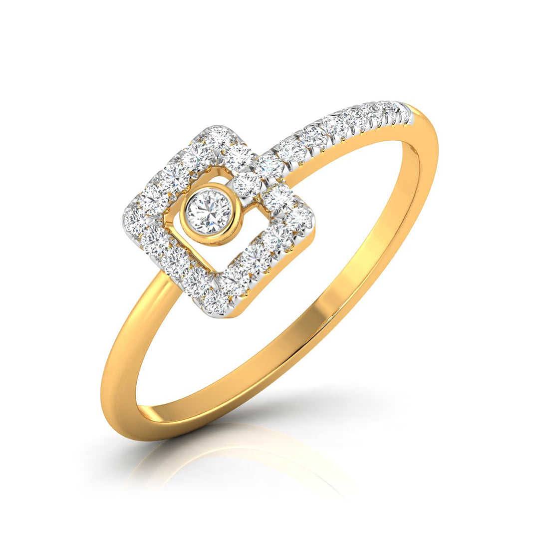 Orbit Frame Diamond Ring