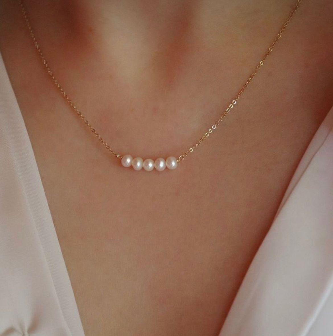 Dewdrop Bar Necklace